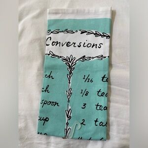 NWT 100 % cotton Kaf Home coversions measurements kitchen bar towel dish…